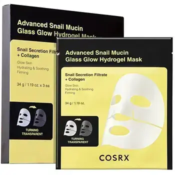 Hidrogēla sejas maska COSRX Glass Glow Hydrogel Mask Set 34.0g