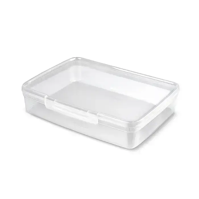 Food Storage Rectangular 4.4L Snap Box Transparent