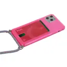 STRAP Fluo Dėklas iPhone X/XS Pink — Nuotrauka 2