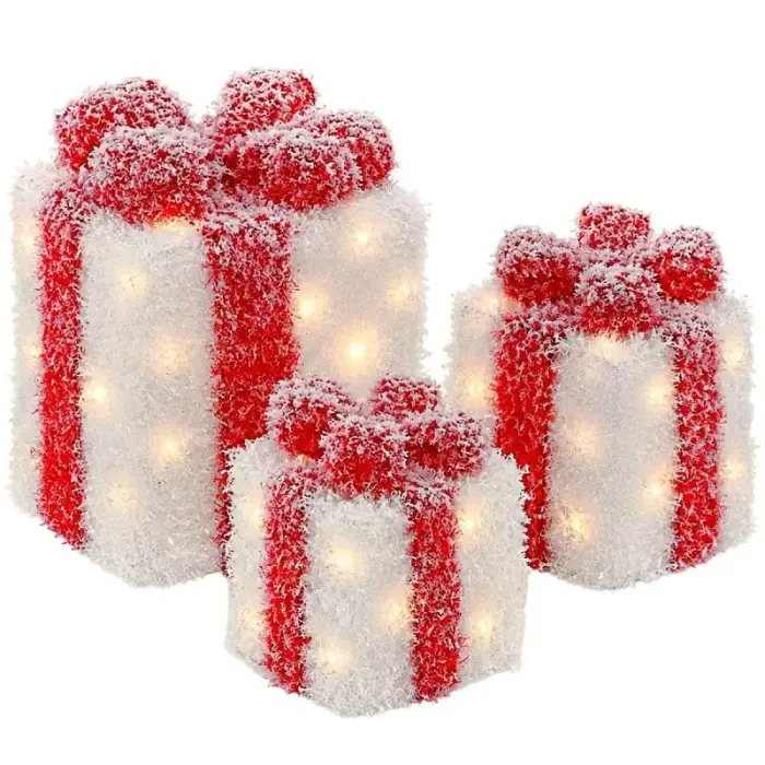 GLOWING GIFTS LIGHT DECORATION SET 3 PCS 30 LED TIMER