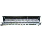XtendLan Patch Panel 19", 24 ports, Cat6a, shielded, black — Foto 2