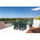 Dārza krēsls Santorini tumši zaļš Foto 4