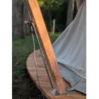 Short Guy Pole for Wooden Platform - 85 cm Foto 6