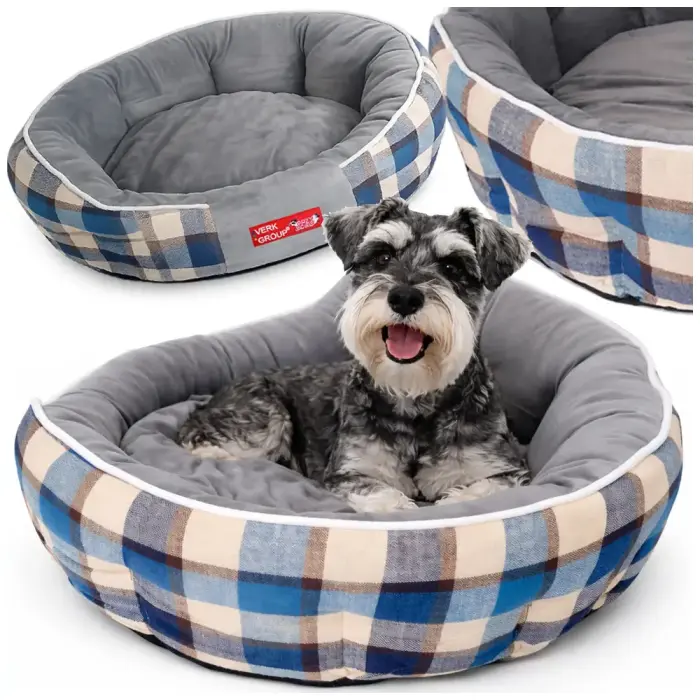 Dog bed soft fluffy comfortable small medium dog