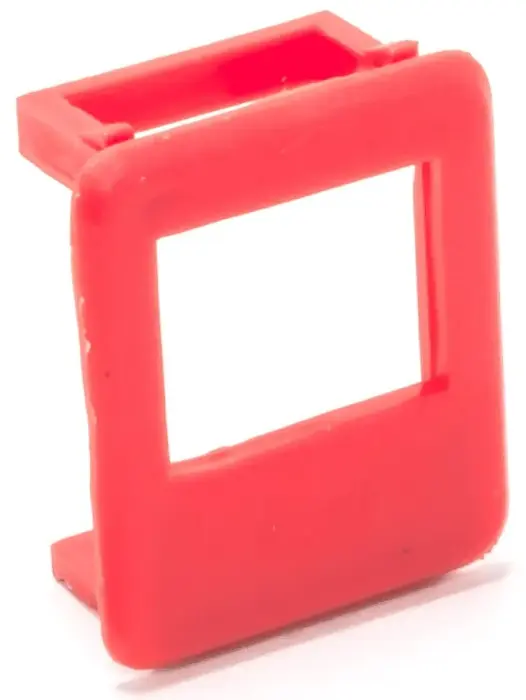 XtendLan Patch Panel Frame, for UTP/STP Keystone - Red - CLEARANCE SALE