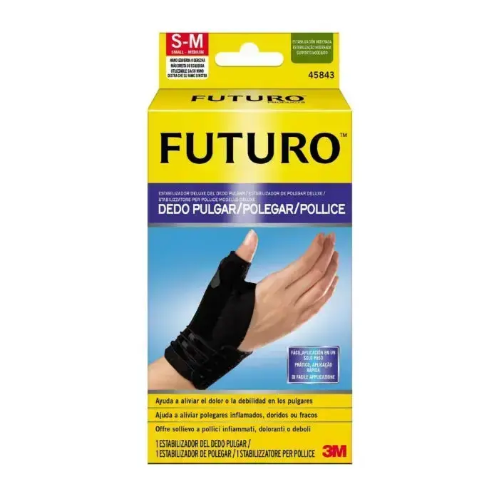 3M Futuro īkšķa un pirkstu stabilizators – kreisajai vai labajai rokai – S-M izmērs