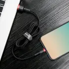 Baseus Cafule data transfer and charging cable | USB-A to Lightning | 12W | 1m | black Photo