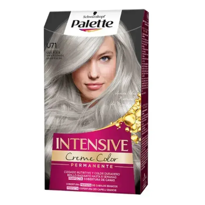 Schwarzkopf Palette Intensive Creme Color Tonis U71 Pelēki Sudrabs