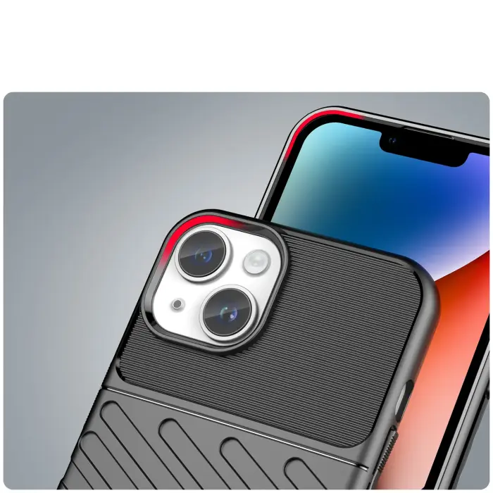 Pancerny pokrowiec etui na iPhone 14 Plus Thunder Case - czarny Photo