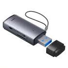 Baseus Lite Series SD/TF USB Card Reader – Gray — Photo 1