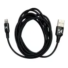 Kabel przewód USB Iphone Lightning 2.4A 1m czarny Foto 8
