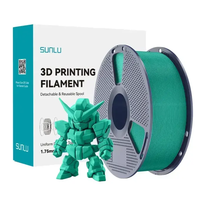 Sunlu PLA+ 2.0 филамент травяно-зелёного цвета
