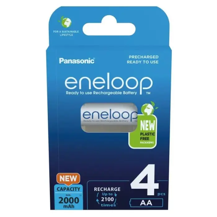 PANASONIC ENELOOP AA 2000mAh 4 tk