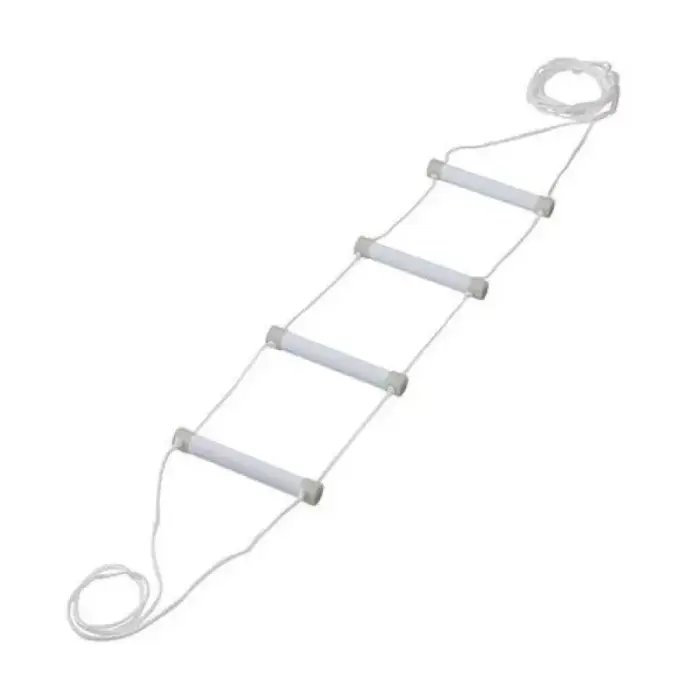 Fluorescent rehabilitation bed ladder