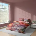 3D Microfiber Bedding Set 220x200 cm Visuale 3D - Hydrangea 5312 A — Photo 3