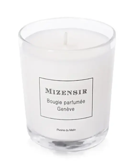 Mizensir Pivoine Du Matin Floral Scented Candle, 90 g