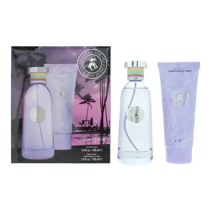 Caribbean Joe komplekts: Island Supply Splash parfimērijas ūdens sievietēm 100 ml + mitrinošs ķermeņa losjons 100 ml