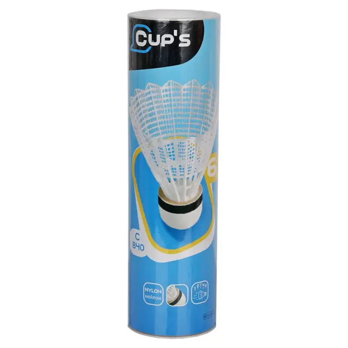 Badminton shuttlecocks RCL tube white