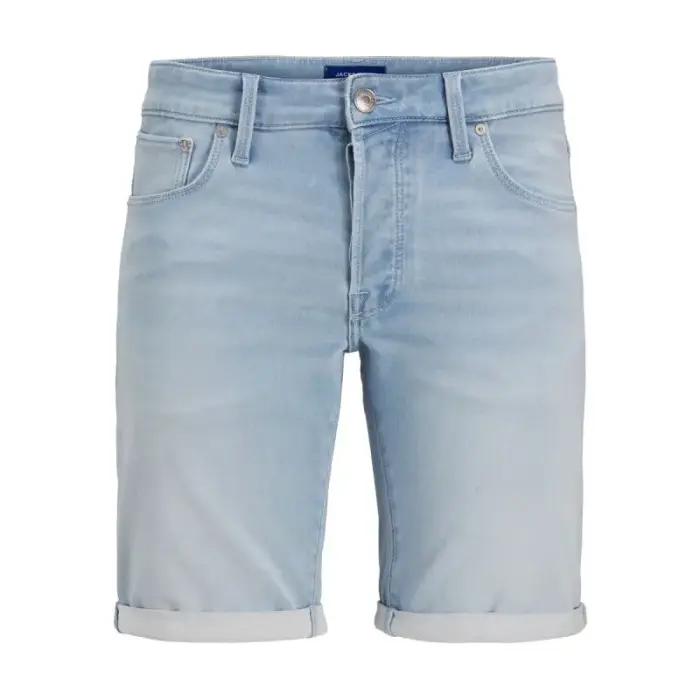 Jack&Jones Vyriški short kelnės JJIRICK JJICON IK šortai GE 118 SN 12269609 BLUE DENIM, dydis M