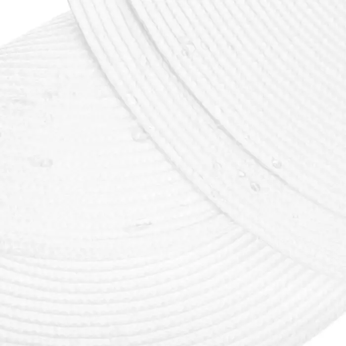 Chef table placemat, diameter 38 cm, white, round Photo