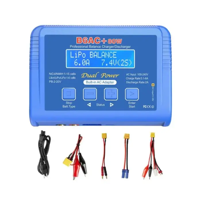 B6AC+ 80W E6360 balansējošais lādētājs