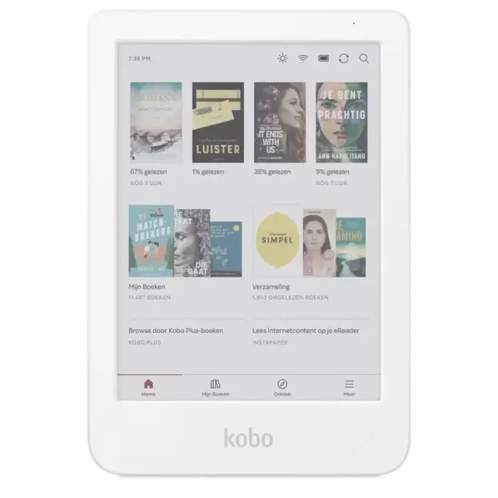 Kobo Clara Color 6" E-Ink Kaleido 3 устройство для чтения электронных книг 16GB Wi-Fi белое