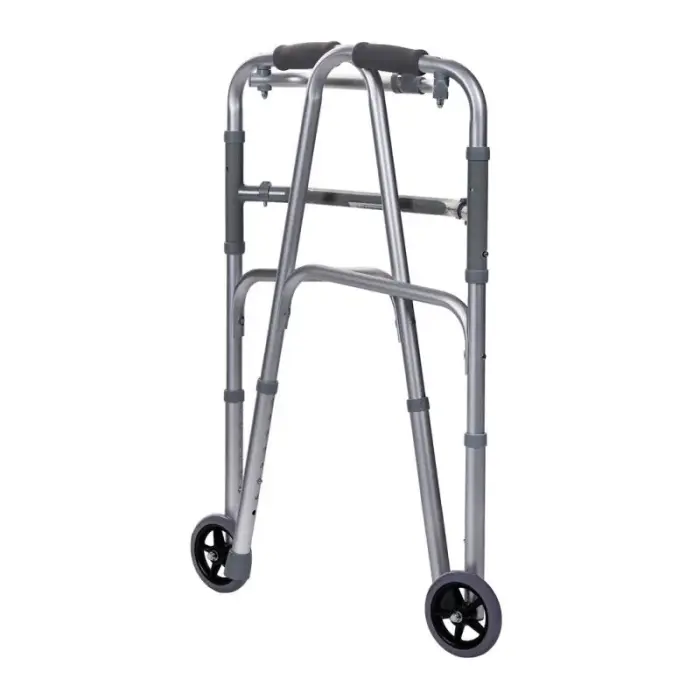 Three-function aluminum rehabilitation walker