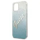Guess Glitter Gradient Script Hard Case for iPhone 12 mini, Blue — Photo 6