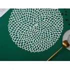 Round kitchen table mat openwork decorative table mat — Photo 9