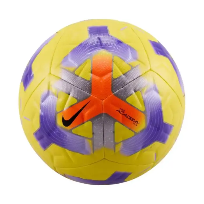 Nike Academy Plus Soccer Ball Yellow and Purple IQ0640 710, size 5