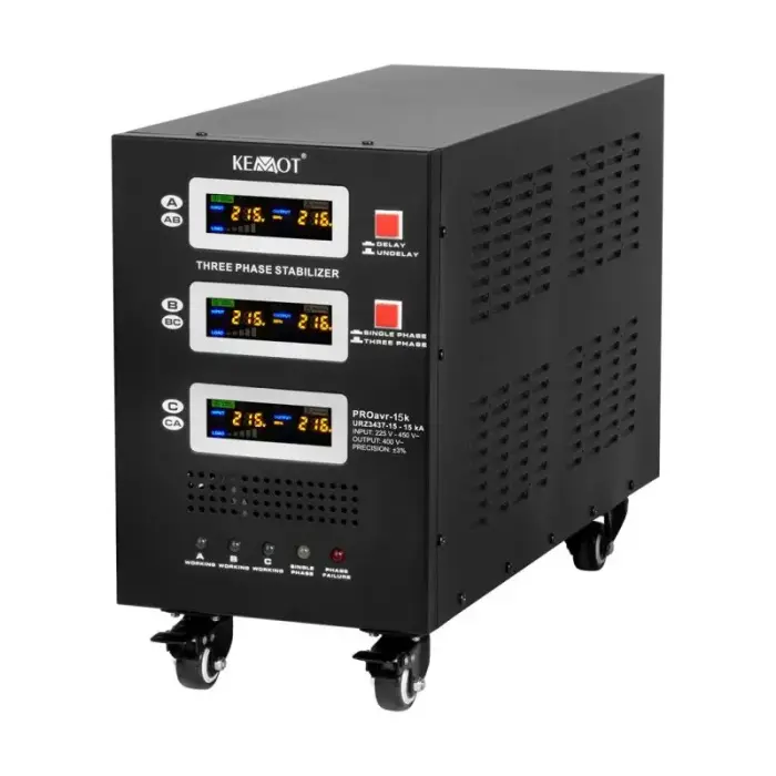 Automātiskais trīsfāžu sprieguma regulators KEMOT PROavr-15k