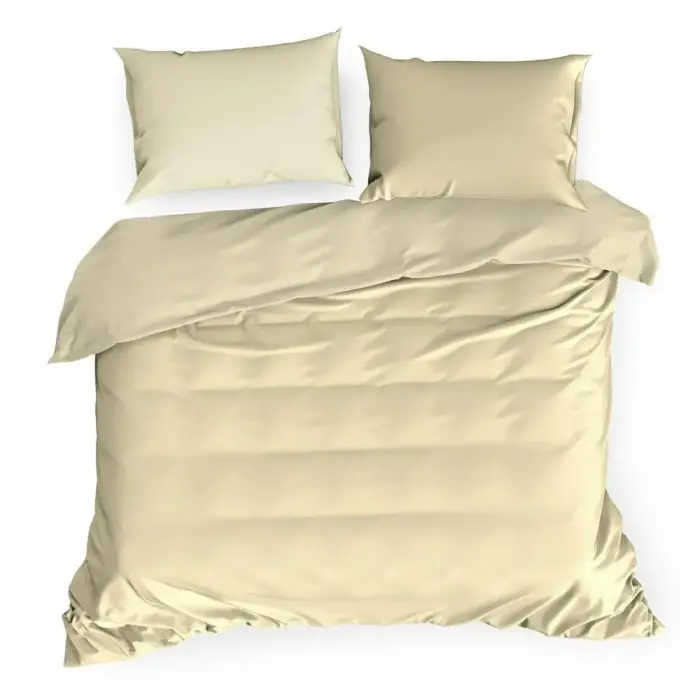 Eurofirany Nova satiinist voodipesu komplekt 140x200 cm, beež