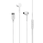 Devia wired earphones Kintone A3 Digital USB-C white Foto 3