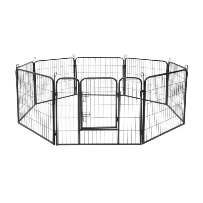 Modulaarne koerakuut / aedik, terasest piire, suurus S, 8 paneeli 80x60 cm, REBEL ANIMALS