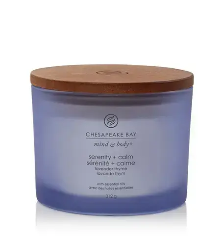 Chesapeake Bay Serenity + Calm 3-Wick Scented Candle, 312 g