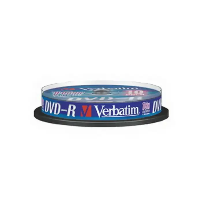 Verbatim DVD-R 4.7GB 16x, 10 шт./упак., шпиндель
