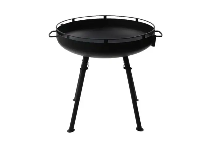 Barebones Cowboy Fire Pit Grill w/ Adjustable Legs Photo