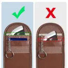 Tech-Protect KLR100 RFID Blocking Car Key Case - Brown — Photo 3