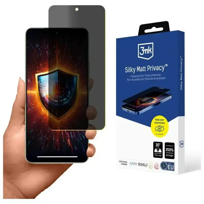 3MK Silky Matt Privacy ekrāna aizsargstikls / aizsargplēve priekš Xiaomi 15 Pro