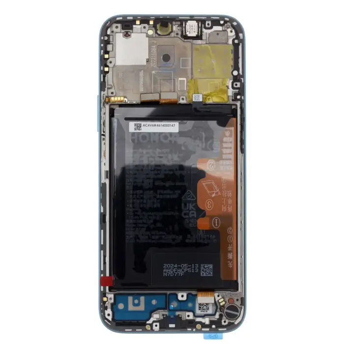 LCD Display + Touch Unit + Front Cover for Honor 200 Lite, Cyan Lake (Service Pack)