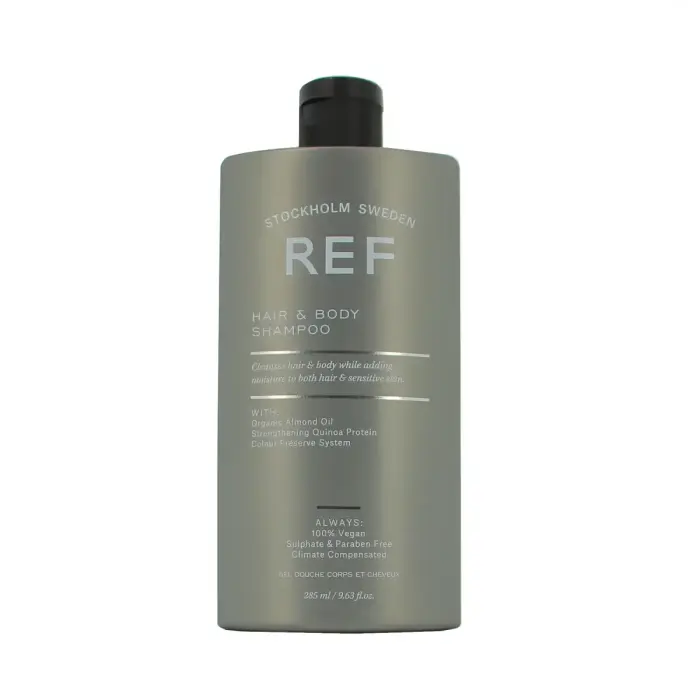 Ref Stockholm, Matiem un Ķermenim, Dušas želeja un šampūns 2-vienā, Vegāns, 285 ml