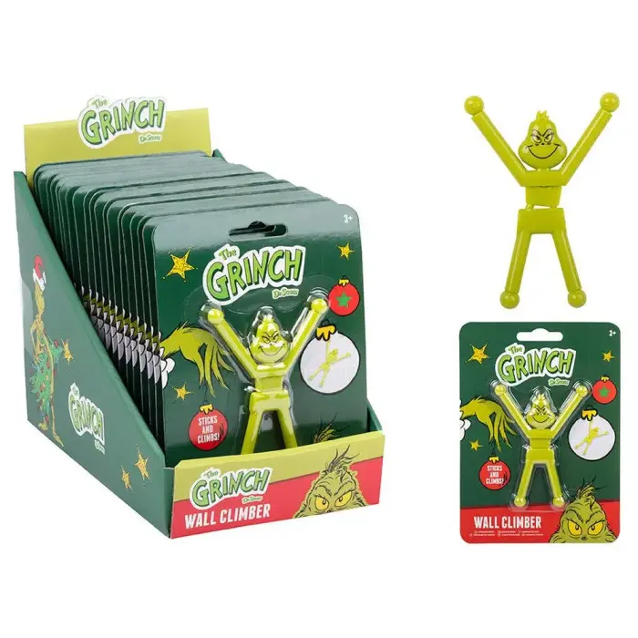 The Grinch wall climbing sticker toy