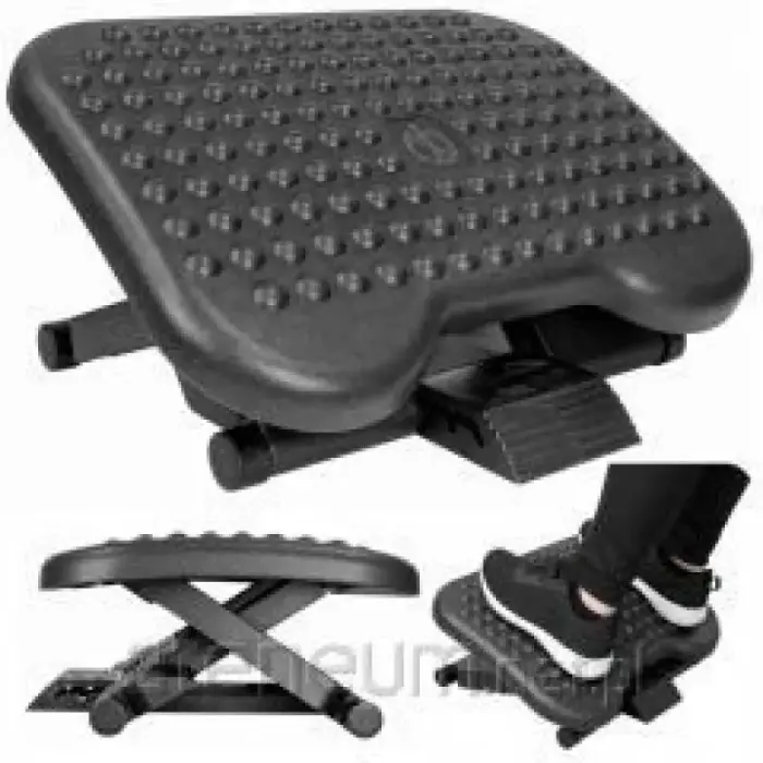 Adjustable Office Footrest for Desk, Ergonomic, with 3 Levels of Protrusions
