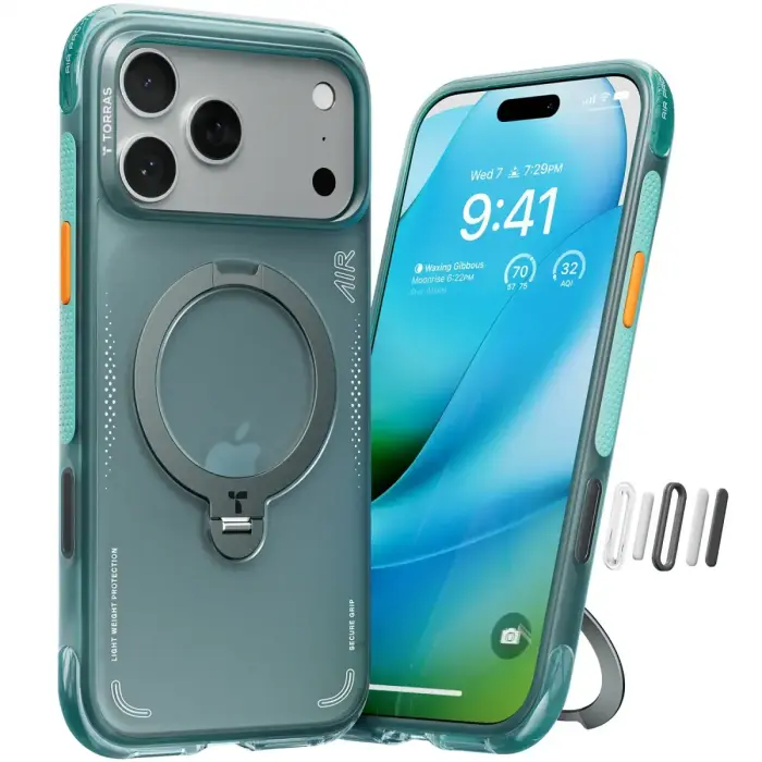 Torras Ostand Q3 Air, glacier sprint - iPhone 18 Pro/17 Pro