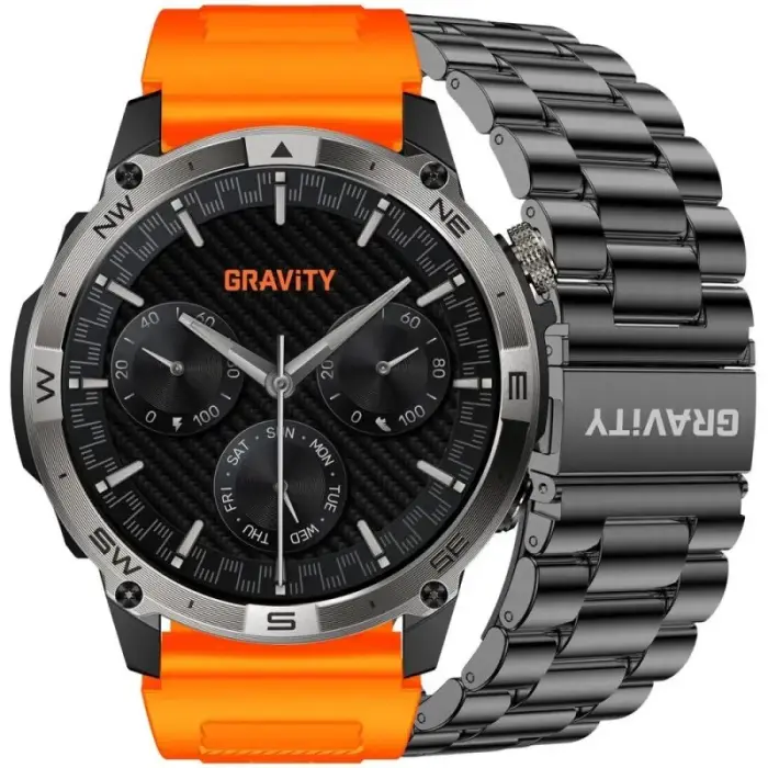 Nutikell Gravity Black Strap + Bracelet GT46-4
