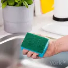 Abrasive dishwashing sponge 3 pcs. — Photo 2