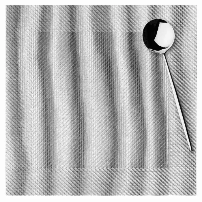 Table placemat 35x35 cm Latte silver Photo