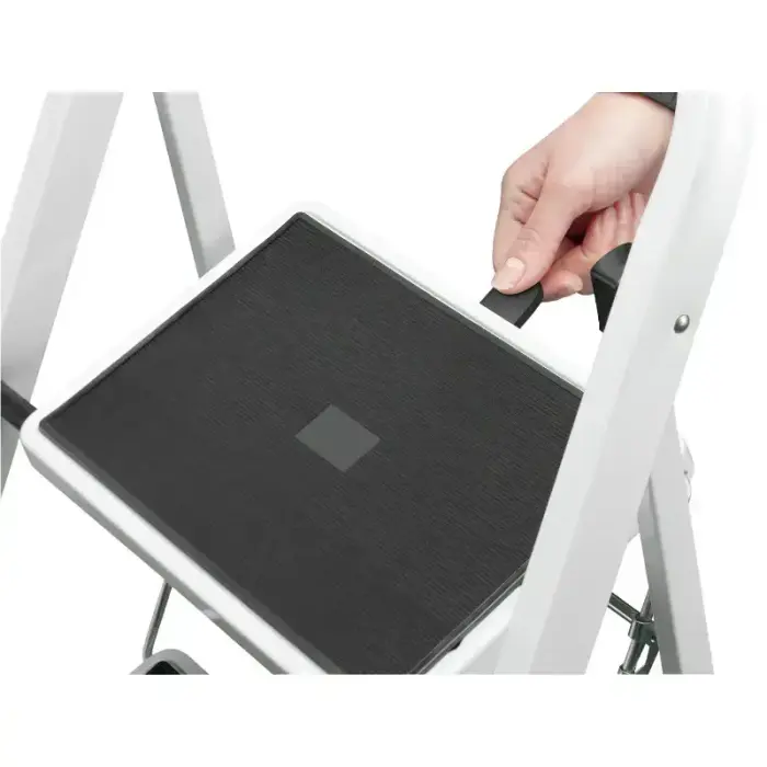 Folding step bench K40 BasicLine / steel / 3 steps, safety handle Photo