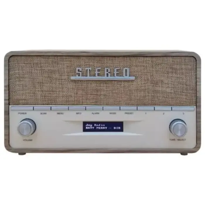 Denver DAB-36LW portable digital radio brown, white