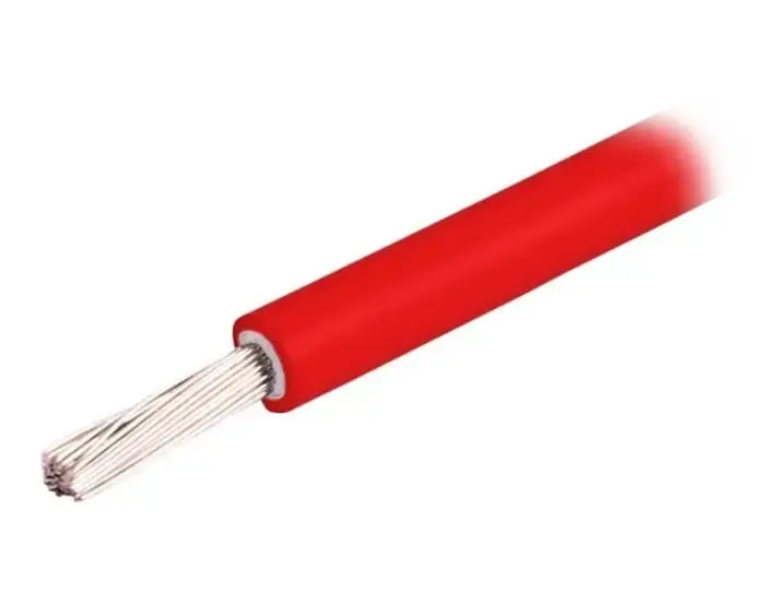 GOOWEI Energy Cable for solar panels, cooper 1x 4mm2, red